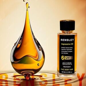 NWT RENSLEY Impressive Oil  Impressive Oil with SPF 6  Face/Body/Hair 100 ml